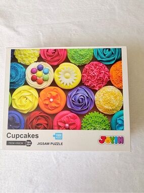 Cupcakes 1000-Piece Jigsaw Puzzle - Multicolor Cupcake Art